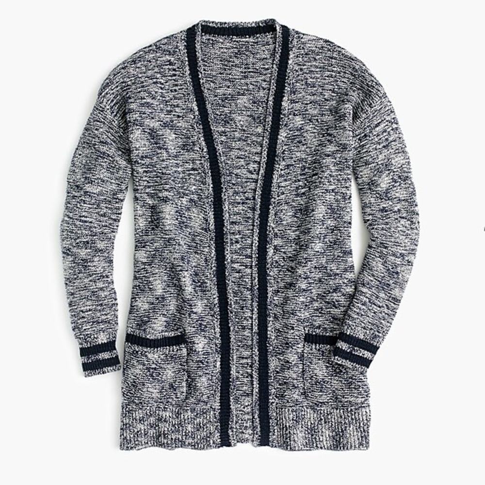 Jcrew Marled open neck cardigan sweater, NWT